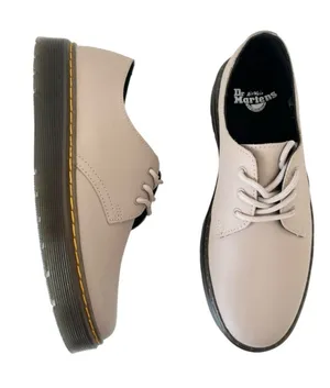 Dr Martens Zavala Lo Oxford Shoes Low Taupe Lace Up Loafers NEW 9 thumbnail 1