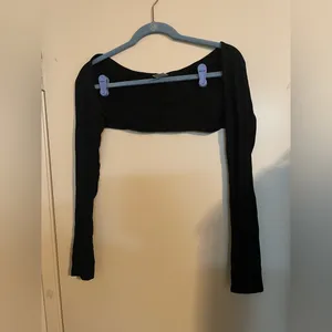 Women Crop Shrug Tops Casual Sun Protection Long Sleeve Cardigan thumbnail 2