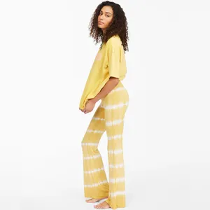 Billabong Sunburst Wave Yellow Flare Pants thumbnail 4