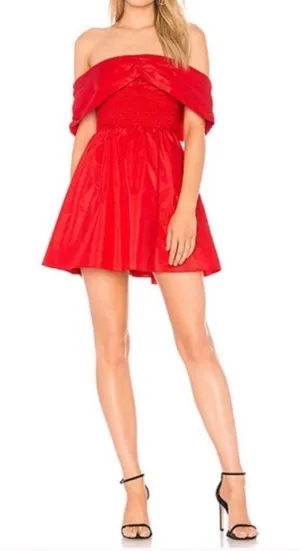 NWT L’Academie off the shoulder mini‎ dress thumbnail 1