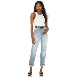 Rolla's Original Straight High Rise Jeans in Sunbleach Worn 28 Womens Denim Pant thumbnail 15