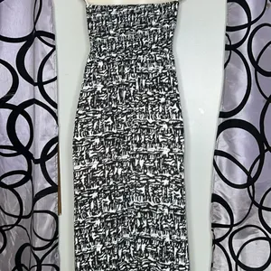 Divided H&M Strapless Maxi Dress Size Medium thumbnail 6