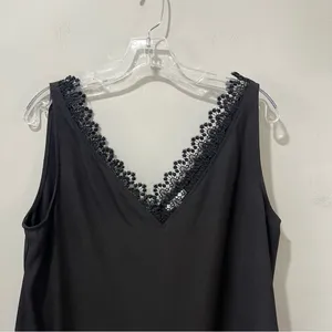 NEW Leith Women’s Black Sleeveless Little Black Shift Dress Size Large‎ MSRP $69 thumbnail 5