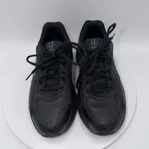 Saucony Omni Walker Triple Black Athletic Leather Sneakers Women's Size 8.5 thumbnail 3