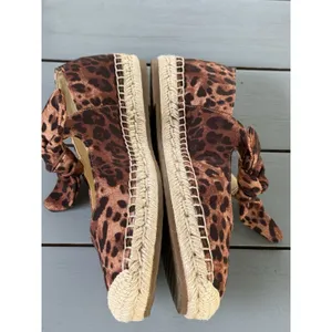 Jessica Simpson Lyra Leopard Print Espadrilles Shoes Flat Women’s Size 7.5 M thumbnail 5