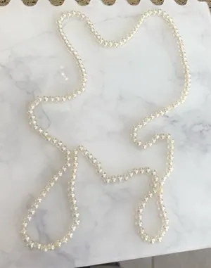 Vintage Super Long Bead Necklace thumbnail 1