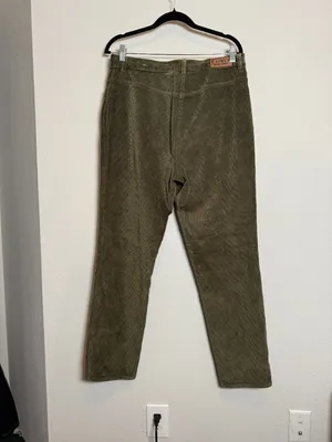 Vintage green Corduroy high Waisted Pants thumbnail 6