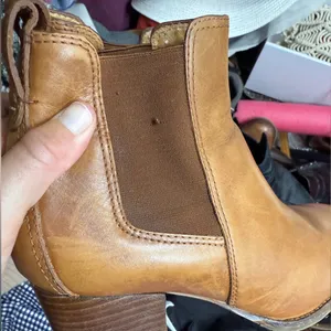 MADEWELL‎ Regan boot pull on Boots Size 7 Saddle BROWN Booties Short Heeled thumbnail 13