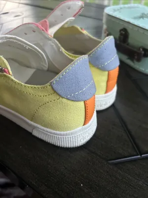Dolce Vita Miya preppy colorful neon side zip sneakers ladies size 8.5 M US retr thumbnail 4