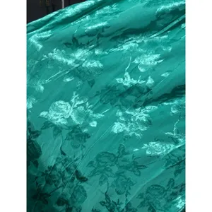 Saylor Floral Jacquard Ruched Slit Midi Gardenia Dress Mermaidcore Wedding Guest thumbnail 5