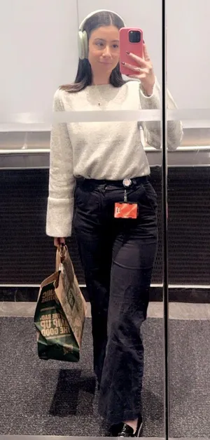 Gap Black Wide Leg Pants thumbnail 1