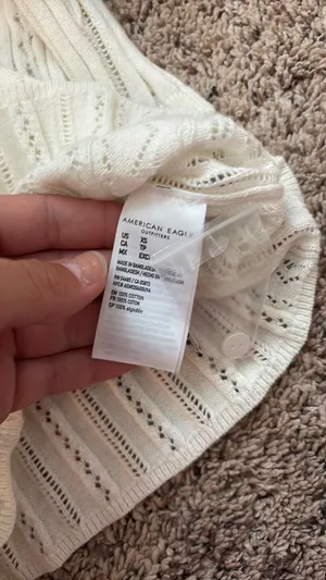 American Eagle Outfitters long sleeve rived top thumbnail 3