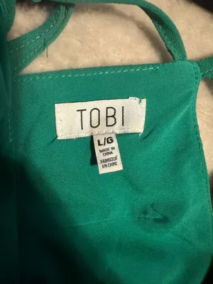 Tobi Green Dress thumbnail 7