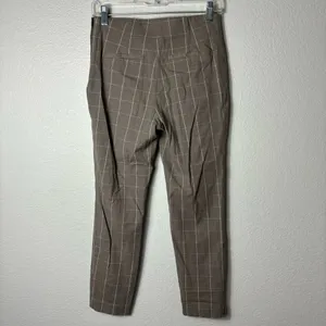 Women’s a new day Grey/Brown Plaid Dress Skinny Dress Pants size 4 thumbnail 6
