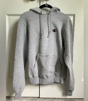 Gray Champion Logo Hoodie thumbnail 1