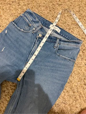 Abercrombie & Fitch The ‘90s Straight Ultra High Rise Jean Crossover Waist 26/2 thumbnail 11