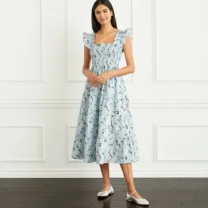 💕HILL HOUSE HOME💕 The Ellie Nap Dress ~ Pond Floral Print XS thumbnail 10