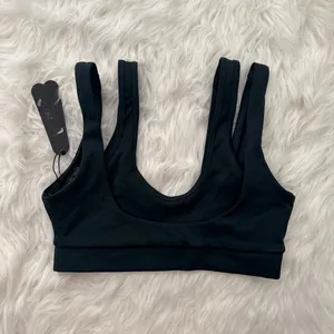 Nike Skims Matte Double Strap Scoop Bra Dark Teal Size XS thumbnail 4