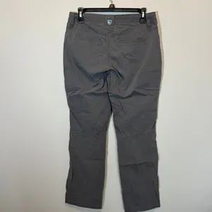 KUHL‎ Women's Charcoal Gray Hiking Pants Articulated Knee Size 4 Short thumbnail 6