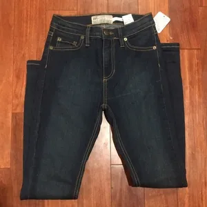 NWT free people high rise jeans thumbnail 1