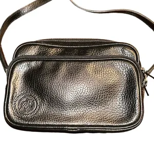 Hunting World Black Leather Crossbody Bag thumbnail 4