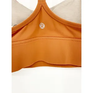 Lululemon Y Flow Nulu Low Impact Sports‎ Bra Women's 4 Sable Activewear thumbnail 7