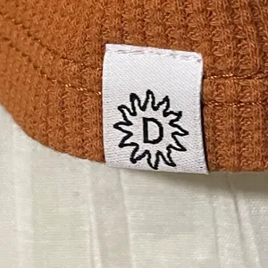 Daydreamer Thermal Crop Long Sleeve Mock Neck Top Orange Womens Large NWT thumbnail 6