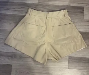 We Wore What White Leather Shorts thumbnail 2