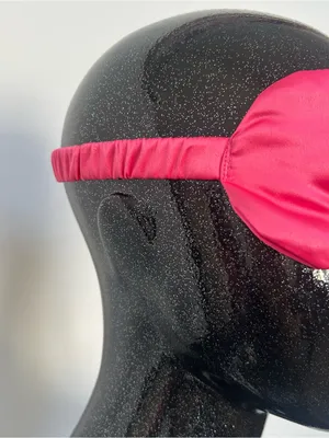 Undiz Hot Pink Satin Sleep Mask thumbnail 5