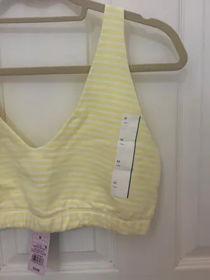 NWT!! Wild Fable Terry Cloth Striped Cropped Bra Top and Short Set thumbnail 5