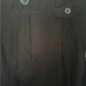 A new day Black Wide Legged Trousers thumbnail 5