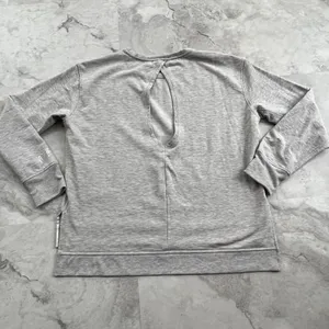 Victoria Secrets Sport VSX Pullover Sweatshirt Long Sleeve Pullover Large L Gray thumbnail 2