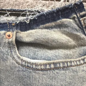 Wild Fable Light Wash Women's denim‎ skirt size 4 thumbnail 5