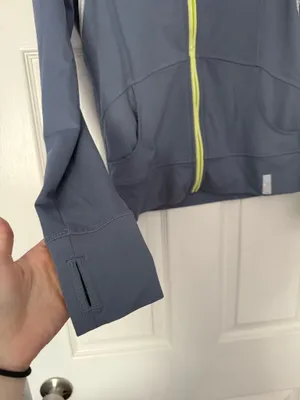 Grey athletic zip thumbnail 2
