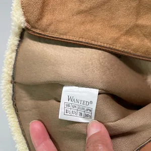 Wanted Chestnut Buckle Boots Women's 8.5 Faux Suede Fur Trim Zip Up Outdoor Cozy thumbnail 7