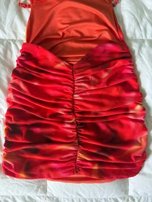Outcast Elea Mini Dress Vespar in Orange thumbnail 12