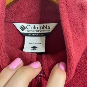 Columbia Women's Red Fleece Vest Size Large‎ thumbnail 3