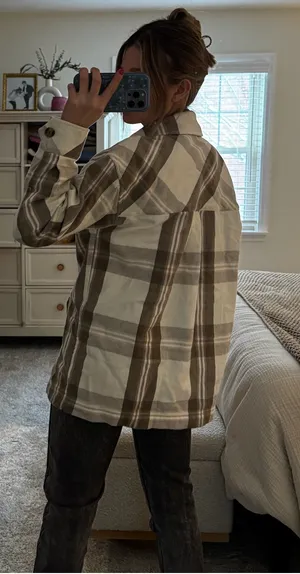 Aerie Oversized Shacket thumbnail 3