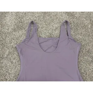 SKIMS Fits Everybody Square Neck Thong Bodysuit Sugar Plum Purple Size M thumbnail 8