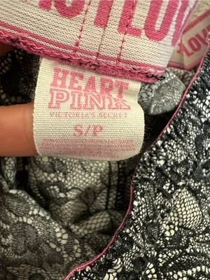 Vintage Y2K Victorias Secret PINK Mini Shorts Boxer Pajamas Lounge Coquette thumbnail 5