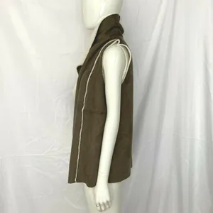 Susina NWT Open Front Vest Faux Shearling &‎ Suede Small thumbnail 4