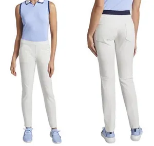 Women’s Peter Millar Tech Pant The Summit Club Beige Size 6 Golf NWT thumbnail 2
