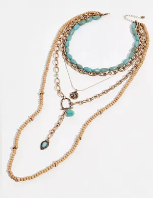 Free People Modest Layered Necklace thumbnail 1