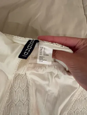 H&M White Halter Mini Dress thumbnail 3