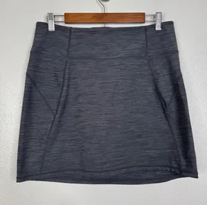 Kuhl Women Gray Heathered Active Skort Athletic Hiking Skirt Small Zipper Pocket thumbnail 1