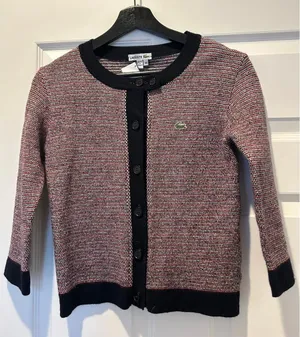 Lacoste Women's Button-Up Cardigan Sweater Size 40 France thumbnail 1
