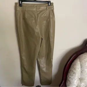 Aritzia Babaton Belted Vegan Leather Pant- Size 8 thumbnail 6
