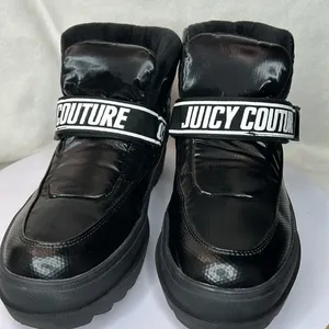 Juicy Couture Women's Black Veronica Winter Platform Boots size 9. thumbnail 2