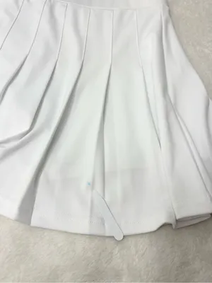 INDERO‎ White Pleated Tennis Skirt- Skort Size L thumbnail 8