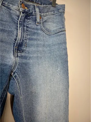 J Crew Demi Boot Crop Jeans Raw Hem Y2K Boho Western 27 T thumbnail 3